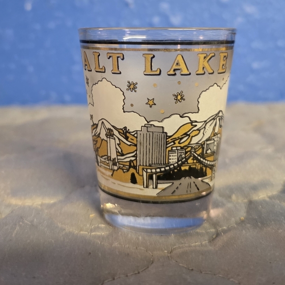 MK3 Salt Lake City Utah City Line Shot Glass - Picture 1 of 6